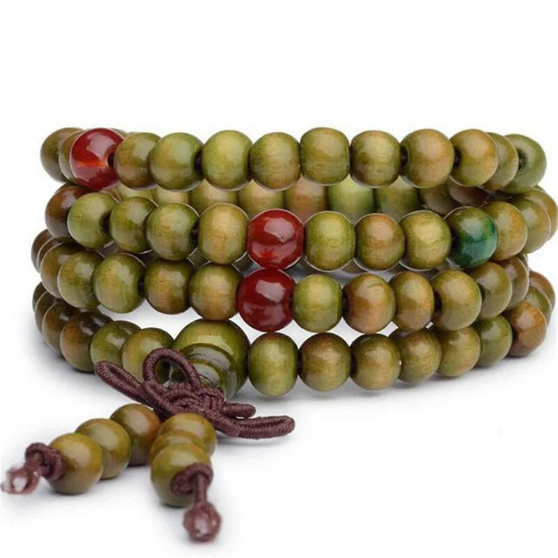 Buddhist Natural Wood Prayer Bead
