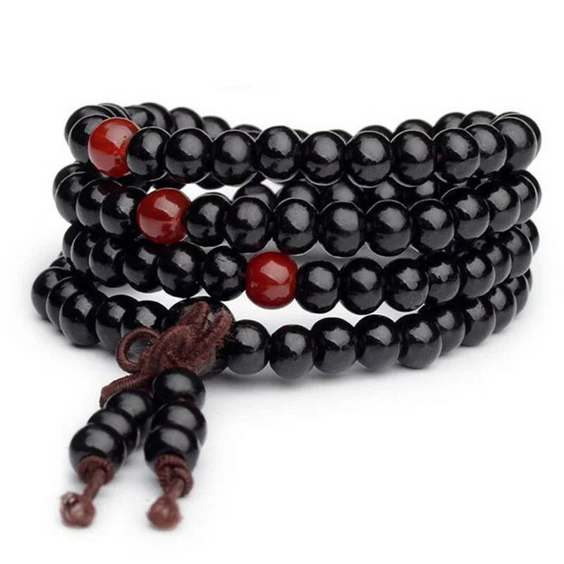 Buddhist Natural Wood Prayer Bead