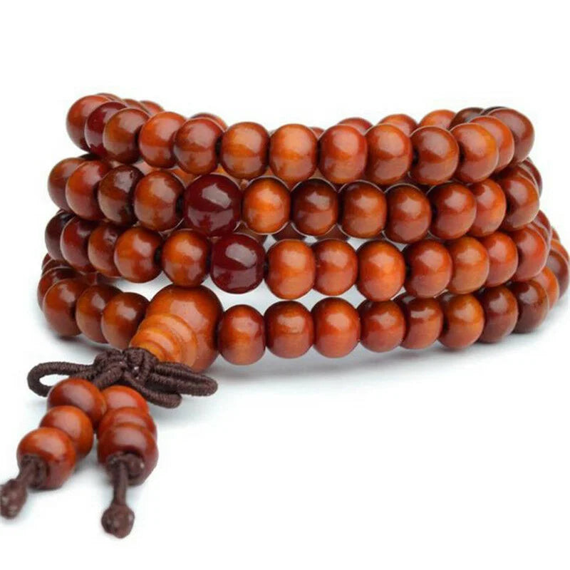 Buddhist Natural Wood Prayer Bead