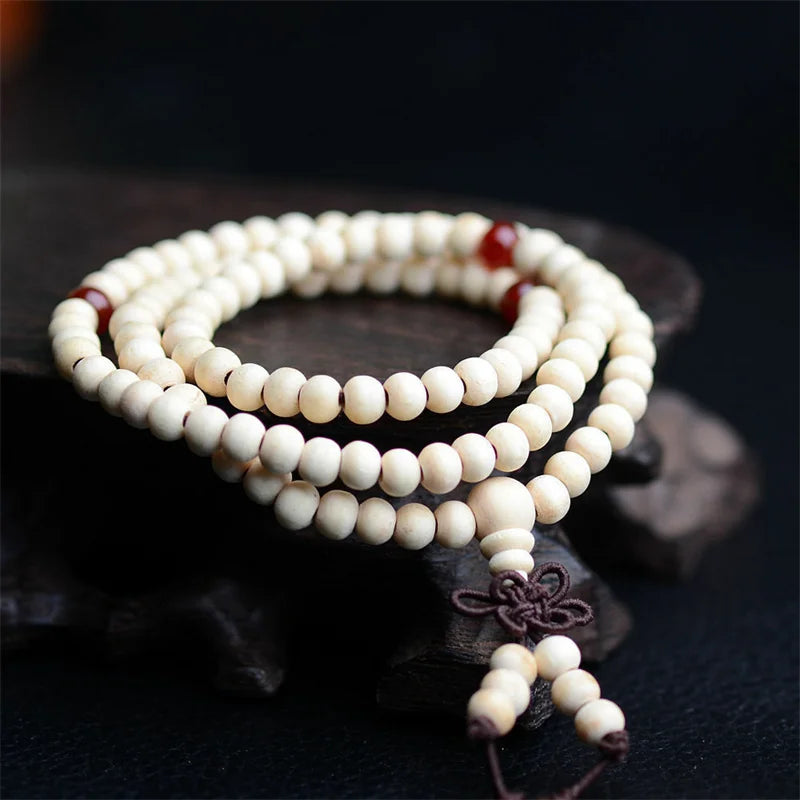Buddhist Natural Wood Prayer Bead