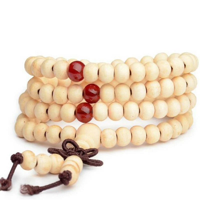Buddhist Natural Wood Prayer Bead