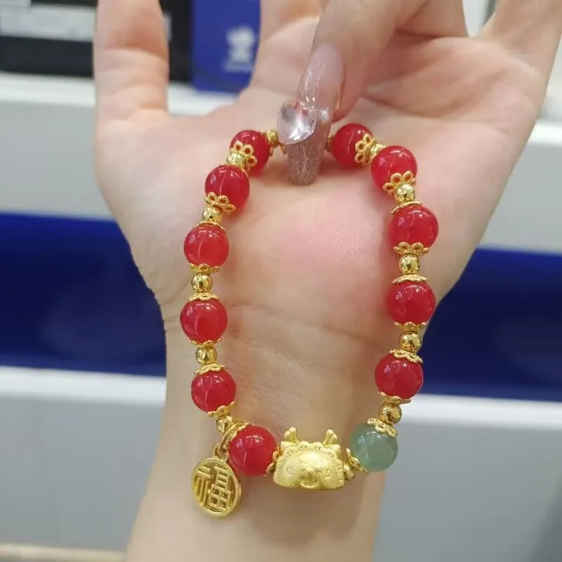 中国风十二生肖龙手链