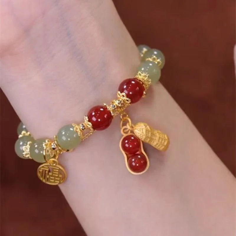 Chinese Style Lovely Beaded Bracelet Attract Luck