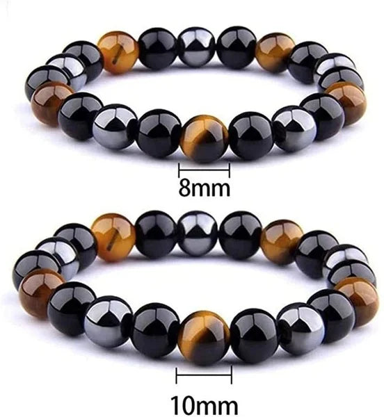 Tiger Eye Obisidian Bracelet Attrack Luck