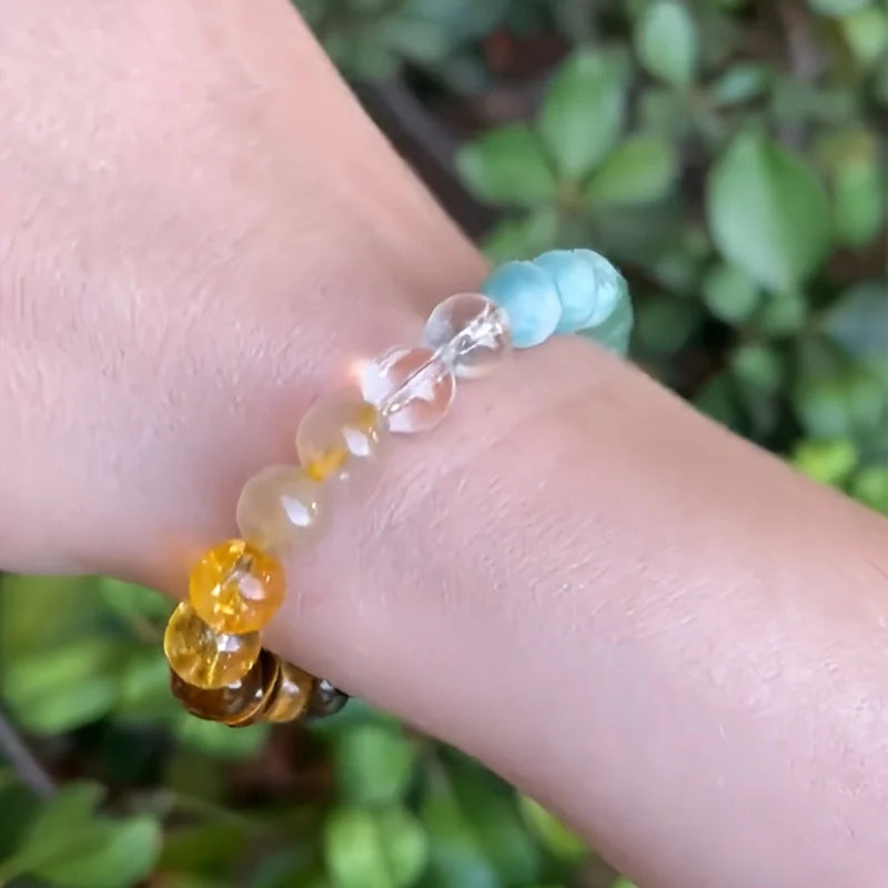 Natural Stone Bracelet Attract Good Luck