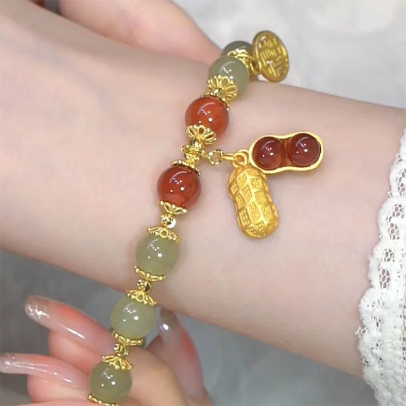 Chinese Style Lovely Beaded Bracelet Attract Luck